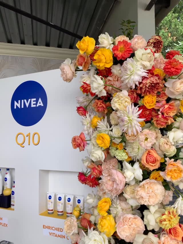 Instagram post by @zamakhumalo_ for Glamour. Caption reads: [...] beauty galore! with @niveasouthafrica x....