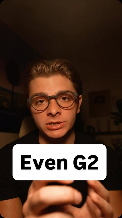 Instagram post by @h1t1 for Even Realities. Caption reads: [...] and they still look SO NORMAL 😭....