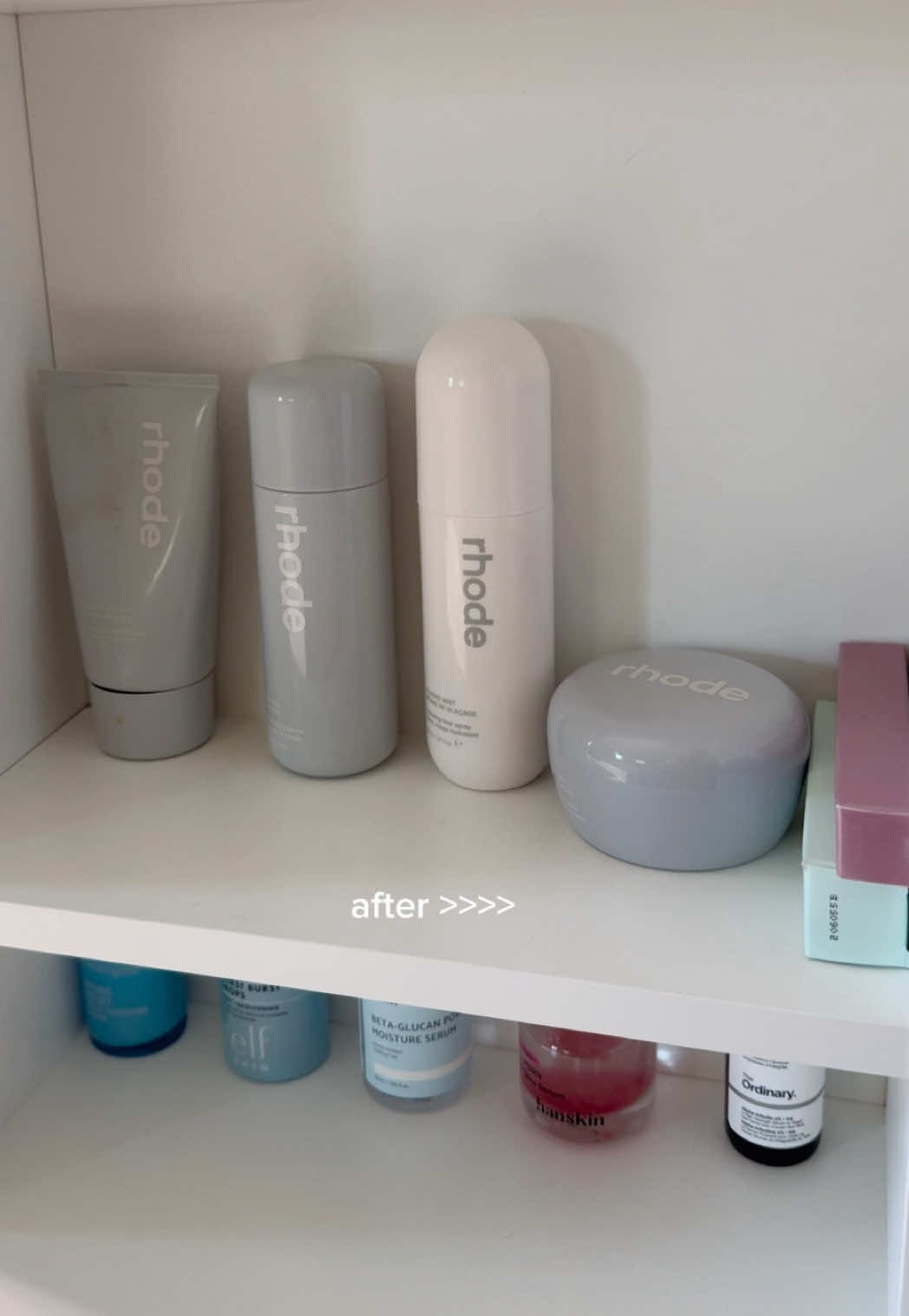 TikTok post by @lexiomorgan for Vabches. Caption reads: the dreamiest upgrade ☁️ @Vabches #vanity....