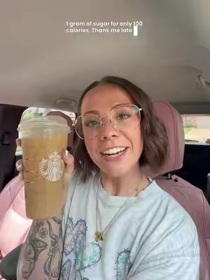 TikTok post by @jenna_bariatricbestie for Clean Simple Eats. Caption reads: [...] leave me feeling icky 🎃🧋✨ #PSL @Clean....