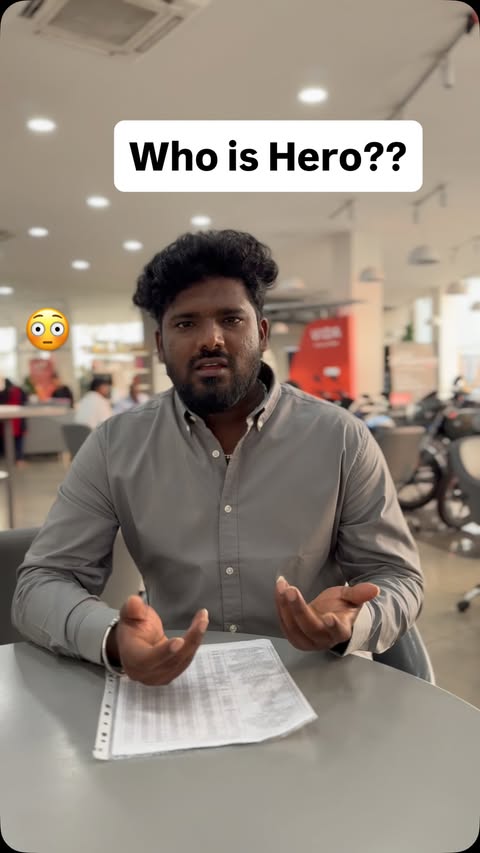 Instagram post by @shameless_saravanan for Hero MotoCorp. Caption reads: [...] Services with 12,500 kms or 460 days....