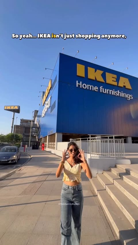 Instagram post by @mumbaicityexplore for IKEA. Caption reads: Mumbai, IKEA Picnic is here ✨ Turn your regular....