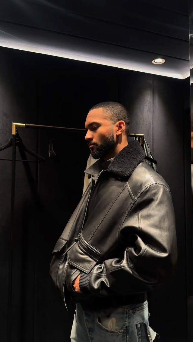 Instagram post by @humroy for Balmain. Caption reads: [...] jacket… 

Location: 94 Mount st,....