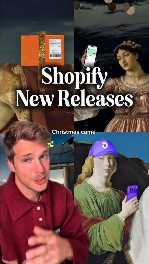 Instagram post by @orenmeetsworld for Shopify. Caption reads: Shopify just announced their Renaissance Edition....