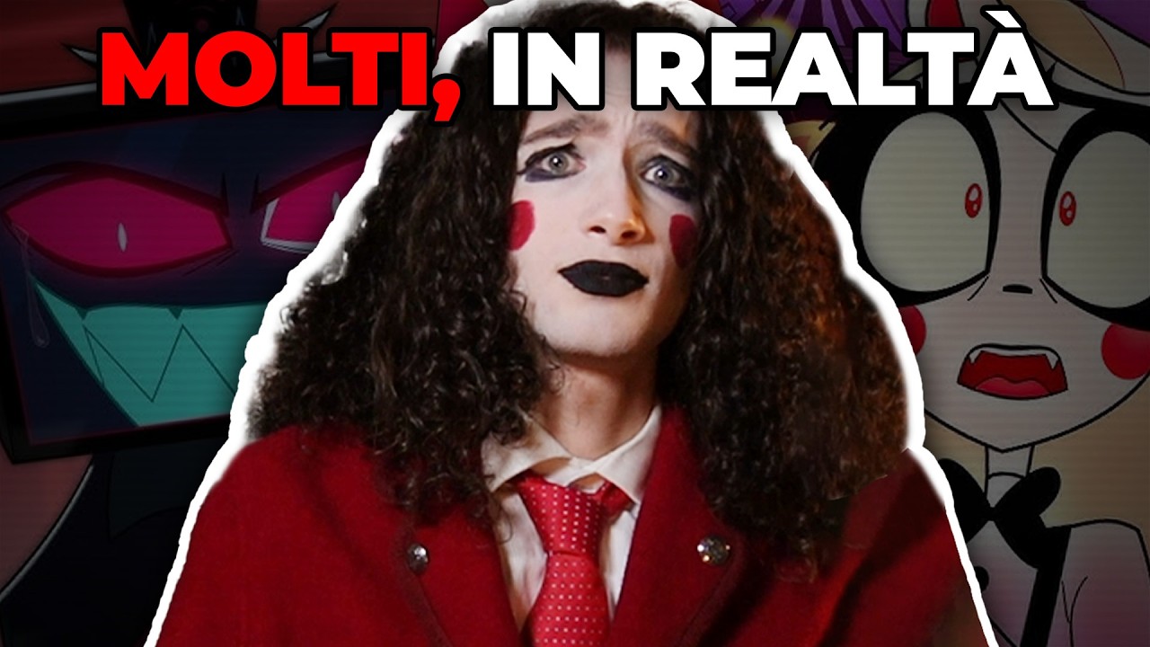 YouTube post by @Saturn_yt for Pampling. Caption reads: HAZBIN HOTEL S2 ha un Problema.