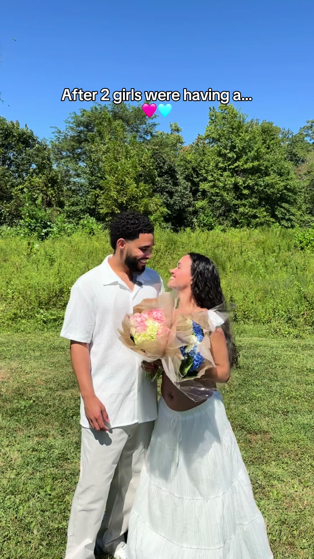 TikTok post by @lifewiththepenas for SneakPeek Test. Caption reads: We just couldn’t wait to find out if baby # 3 is a....