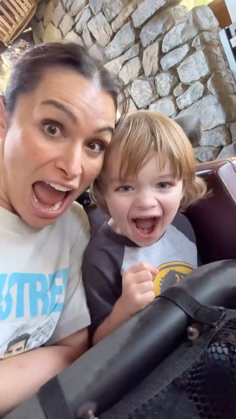 Instagram post by @jaredhaibon for Universal Orlando Resort. Caption reads: When Dawson was a newborn I had a dream/nightmare....