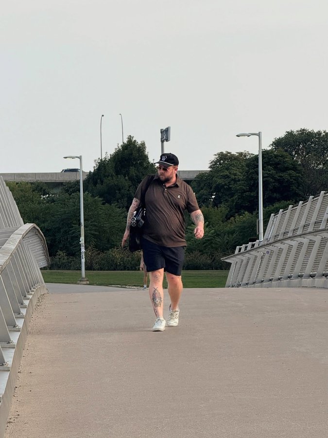 Instagram post by @kylefrominsta for Chubbies. Caption reads: Tennis boy summer. 

Comfortable and ready for....