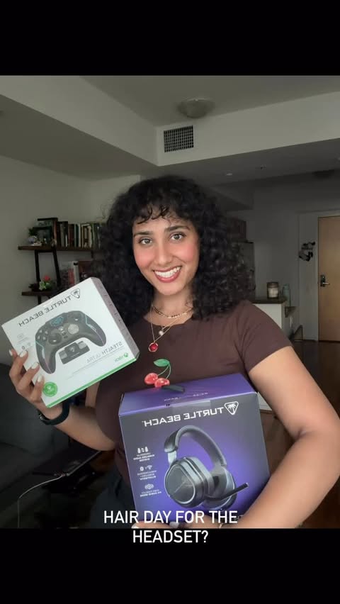 Instagram post by @curlywurdy for Turtle Beach. Caption reads: You’re looking at Turtle Beach’s Newest....