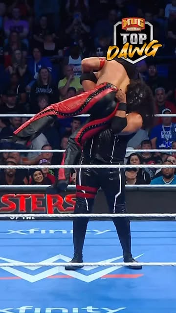Instagram post by @talla_tonga for WWE. Caption reads: @talla_tonga is the #SmackDown Top Dawg of the....