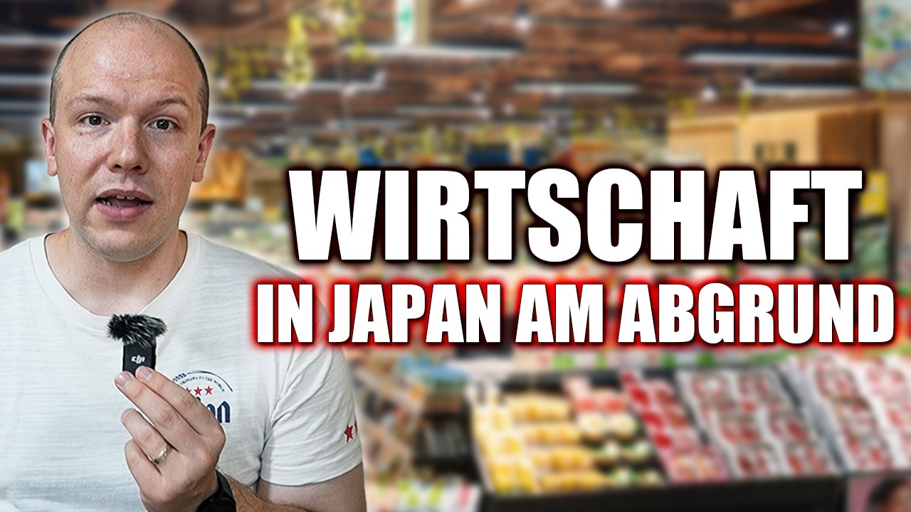 YouTube post by @NihonGoo for Çağdaş'ın İngilizce Dil Okulu. Caption reads: Japan's economy is heading for a CRASH....