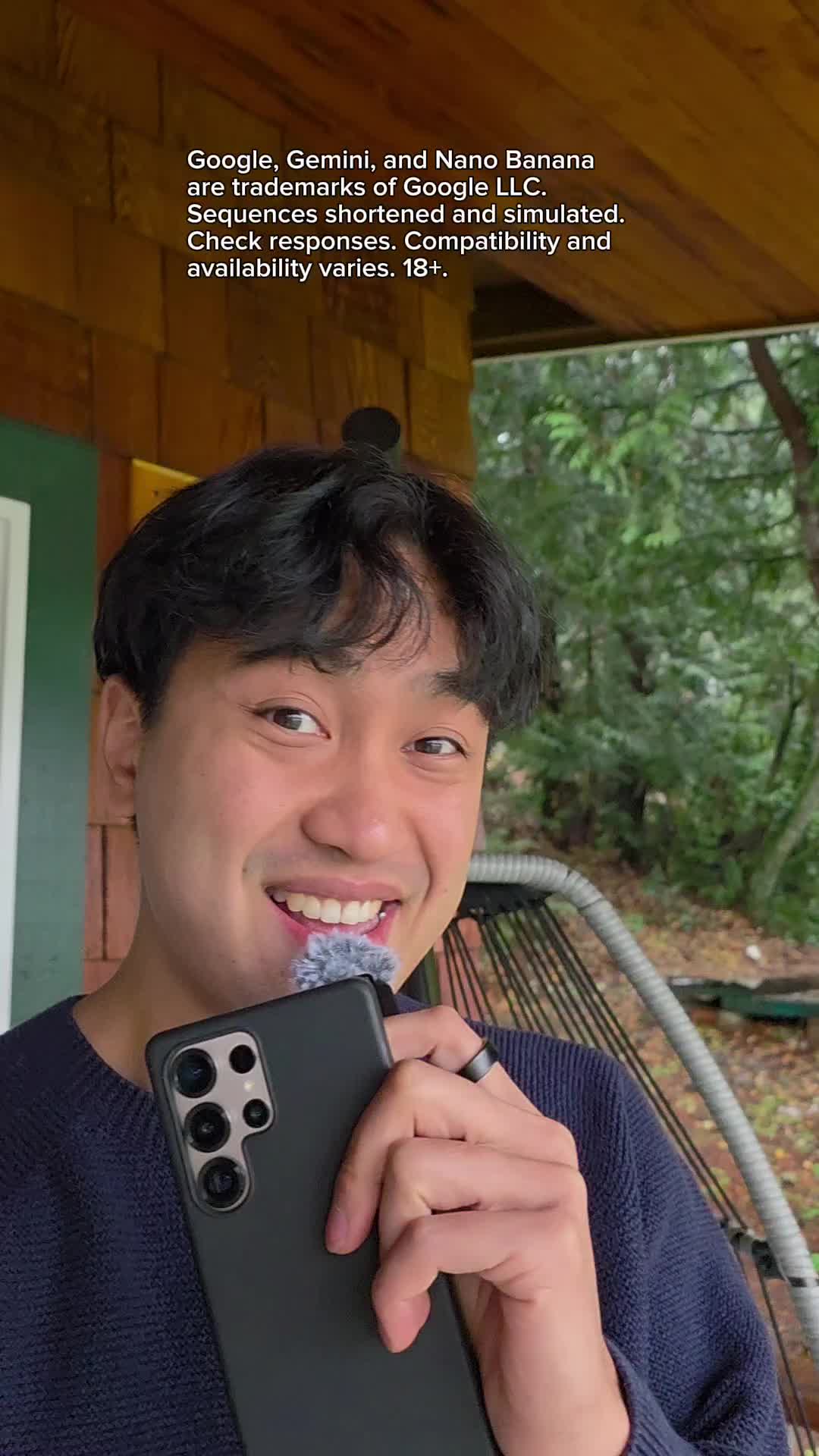 TikTok post by @zero2sudo for T-Mobile. Caption reads: I promised my mom I’d send her a holiday card from....