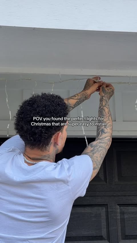 Instagram post by @itsjustjudah for Govee. Caption reads: [...] for Christmas just got way easier 🎄✨....