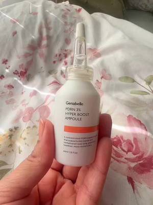 TikTok post by @shivani_sahi for Genabelle. Caption reads: Genabelle PDRN 3% Hyper Boost Ampoule ✨🧬 [...].