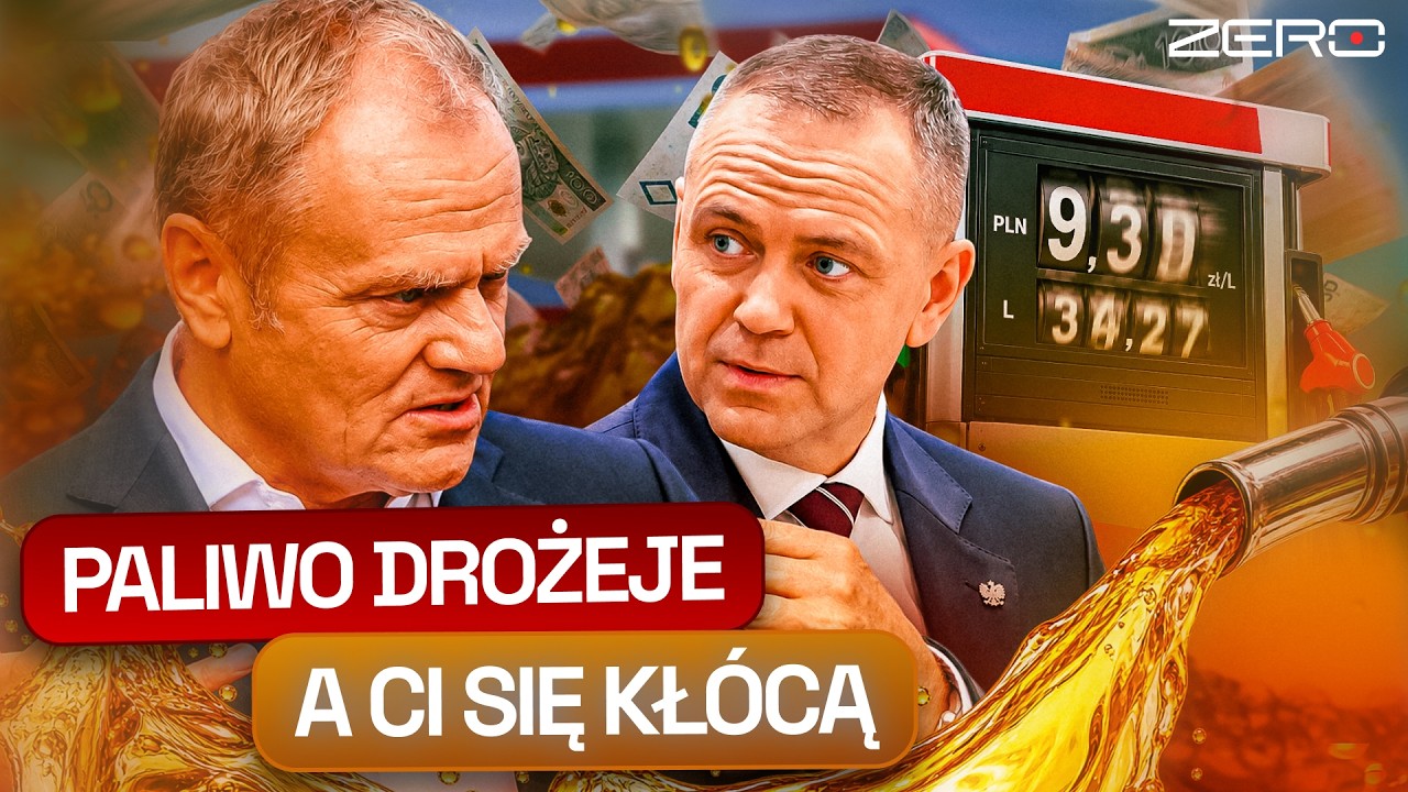 YouTube post by @KanalZeroPL for XTB. Caption reads: [...] have in accusing each other. 📊XTB | IKE or....