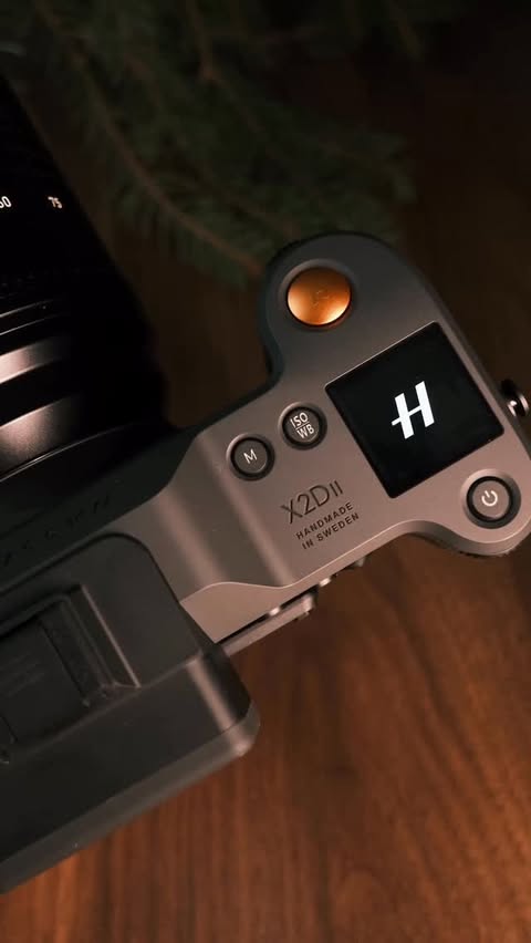 Instagram post by @taylorjackson for Hasselblad. Caption reads: The Hasselblad X2D II 100C and Hasselblad 35-100E....