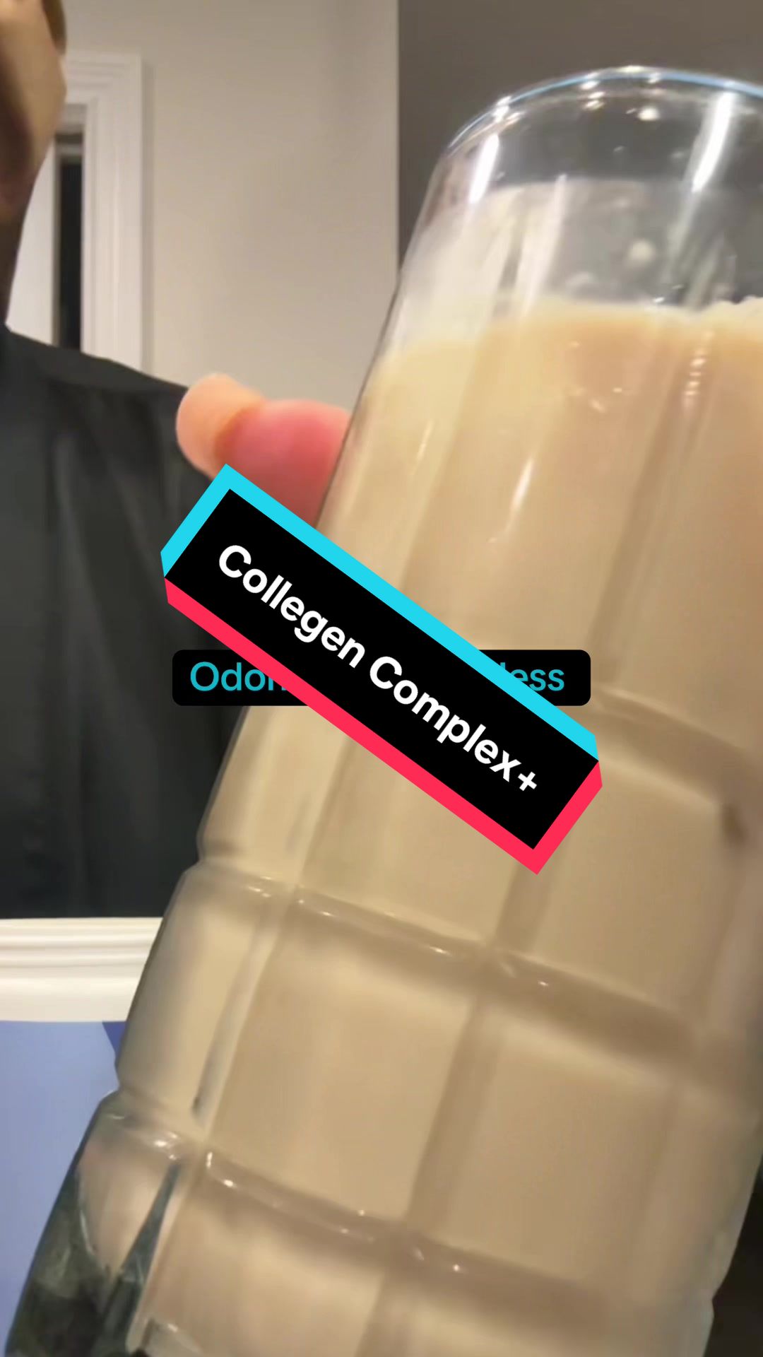 TikTok post by @deeglows1 for Vitamin Bounty. Caption reads: [...] your collagen, this is for you!!!@@Vitamin....