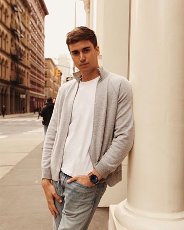 Instagram post by @brockdehaven for SKAGEN. Caption reads: [...] the streets is back in style, the....