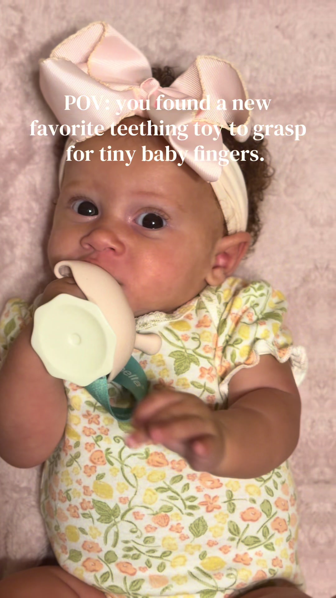 TikTok post by @raisinghellahunnies for mombella official. Caption reads: We are loving this adorable mushroom tether that....