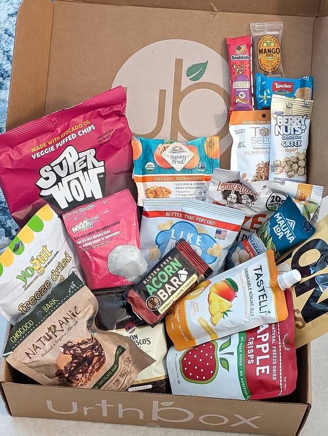 Instagram post by @aswtnsr_ for UrthBox. Caption reads: [...] delivered straight to your door from....