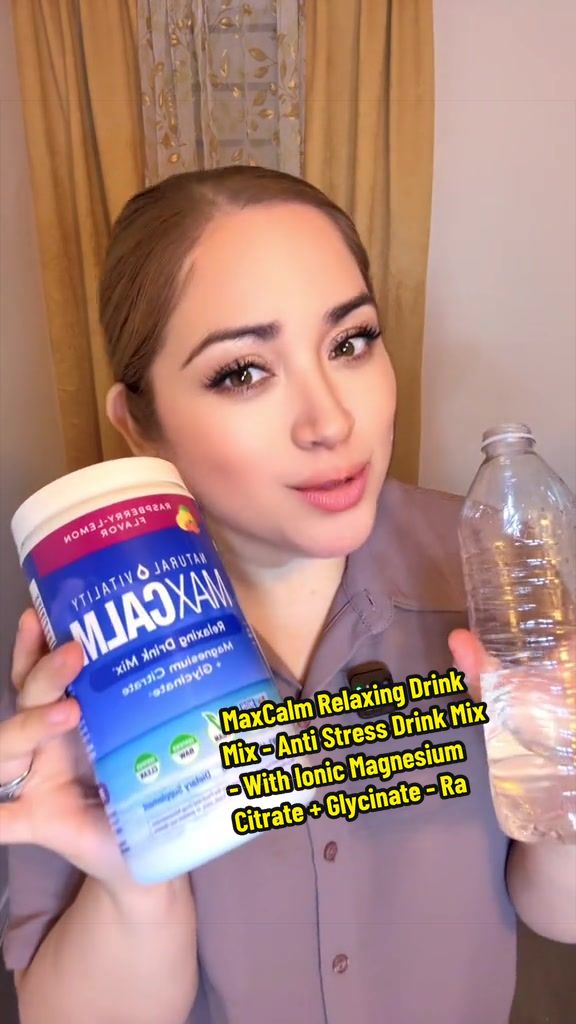 TikTok post by @candyelizaldecota for Natural Vitality®. Caption reads: [...] - 16 oz (453 g) - 113 Servings,....
