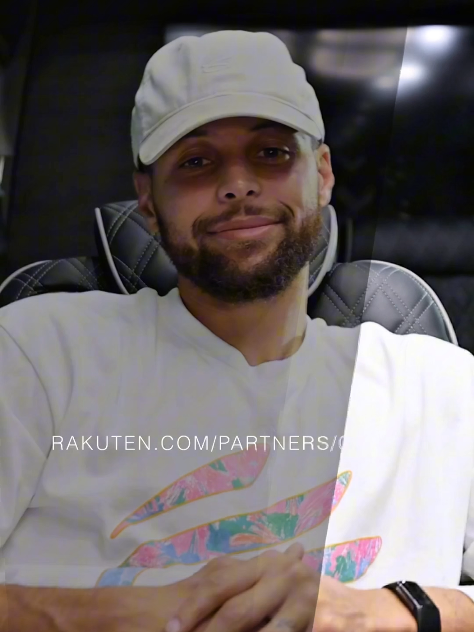 TikTok post by @stephencurry30 for Rakuten. Caption reads: Creators - this is your shot. With @Rakuten +....