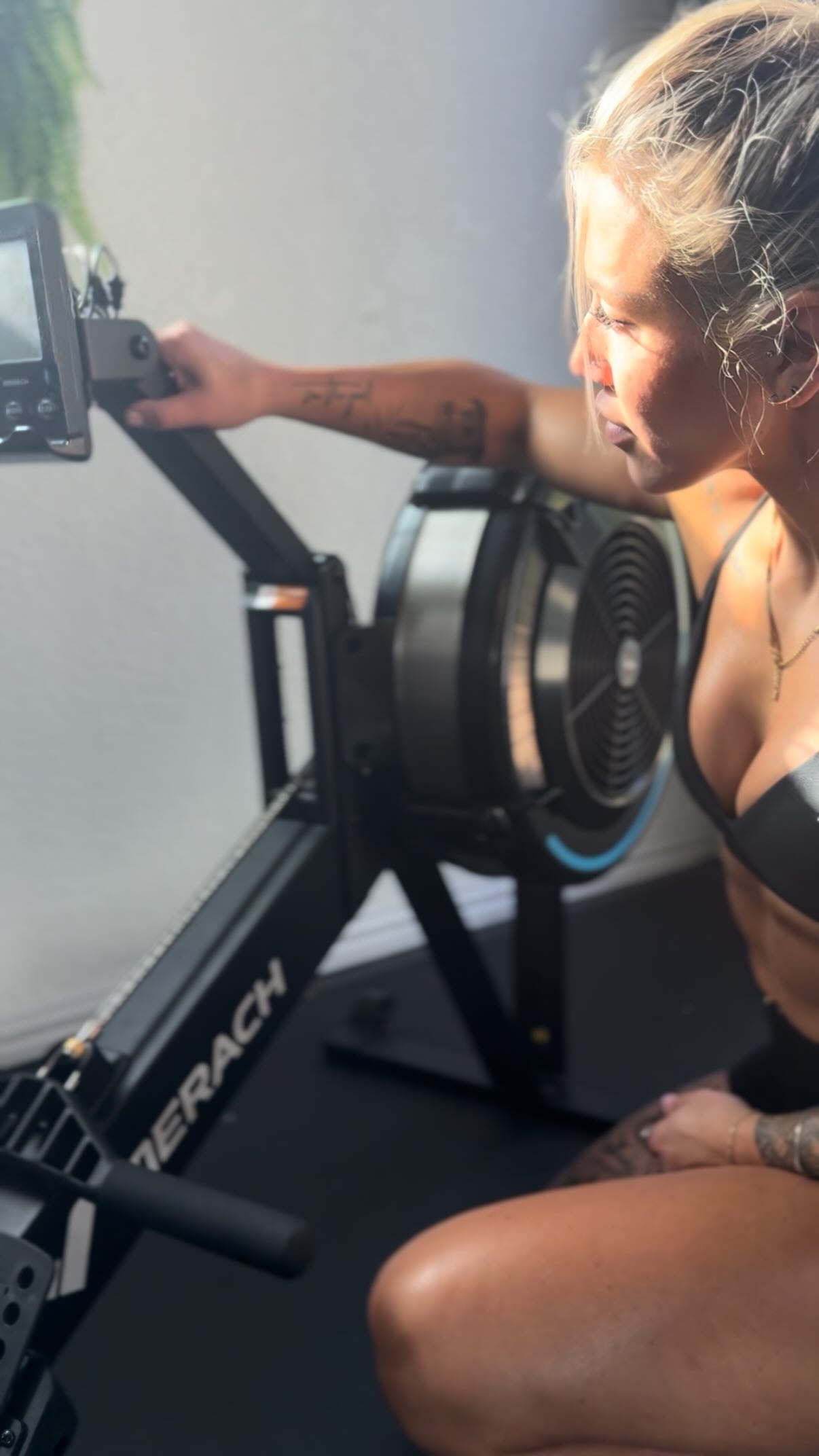 Instagram post by @tessnoel for MERACH. Caption reads: I know a lot of you are training for certain....