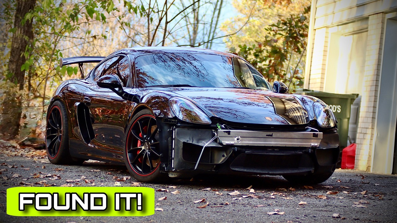 YouTube post by @matt13ross for Reolink. Caption reads: The Moment I Realized WHY my Porsche GT4 Was....