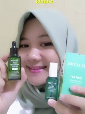 TikTok post by @its.nianita for Breylee Indonesia. Caption reads: hempas komedo ga butuh lama! Cuma 15 menit, area....