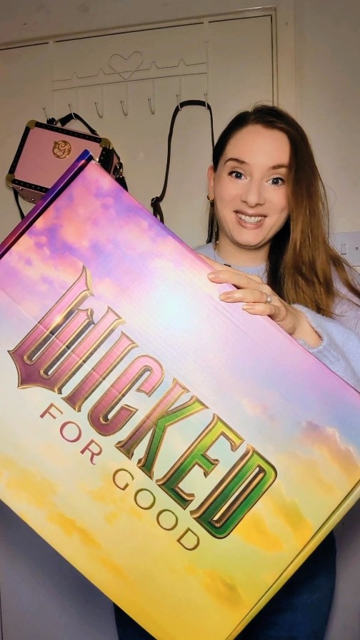 Instagram post by @raeofwonder for Insight Editions. Caption reads: [...] this Wicked For Good PR box from....