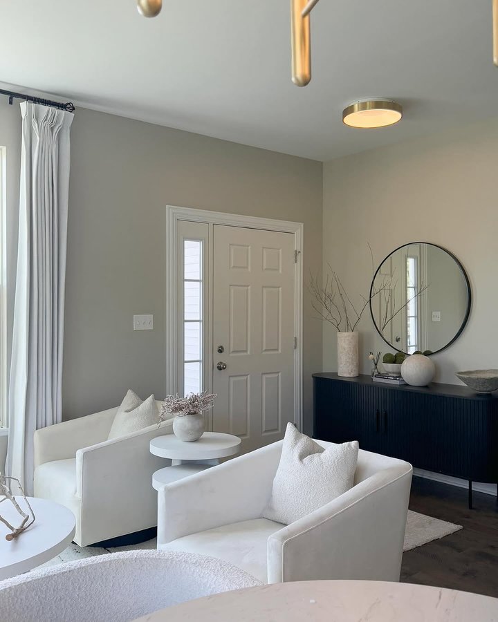 Instagram post by @emm_interiors for MOD LIGHTING. Caption reads: [...] love with our new Bryce Lights from....