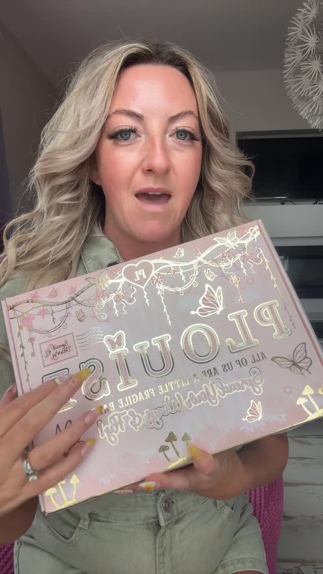Instagram post by @itsmichelleboylan for PLouise. Caption reads: PLouise unboxing no idea they did....