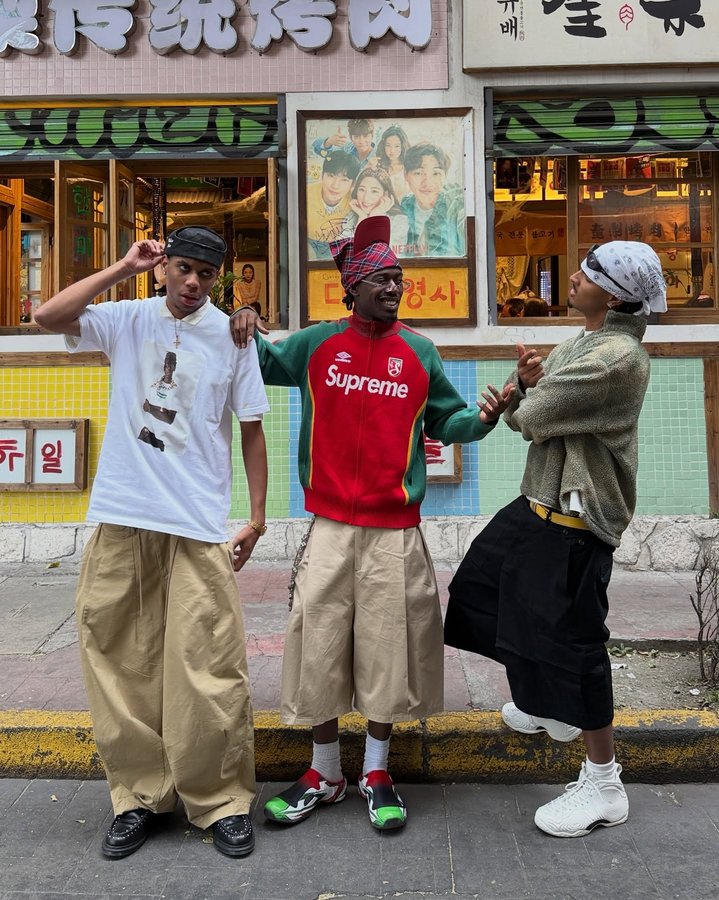 Instagram post by @triszyk for StockX. Caption reads: our mexico city rotation with @stockx.