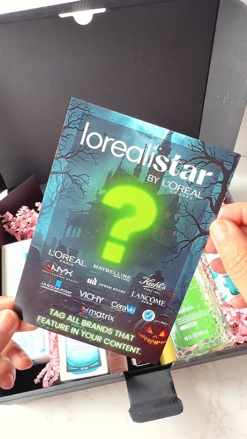 Instagram post by @lia.beautyuk for CeraVe UK&I. Caption reads: It’s officially spooky season 👻✨
What’s hiding....