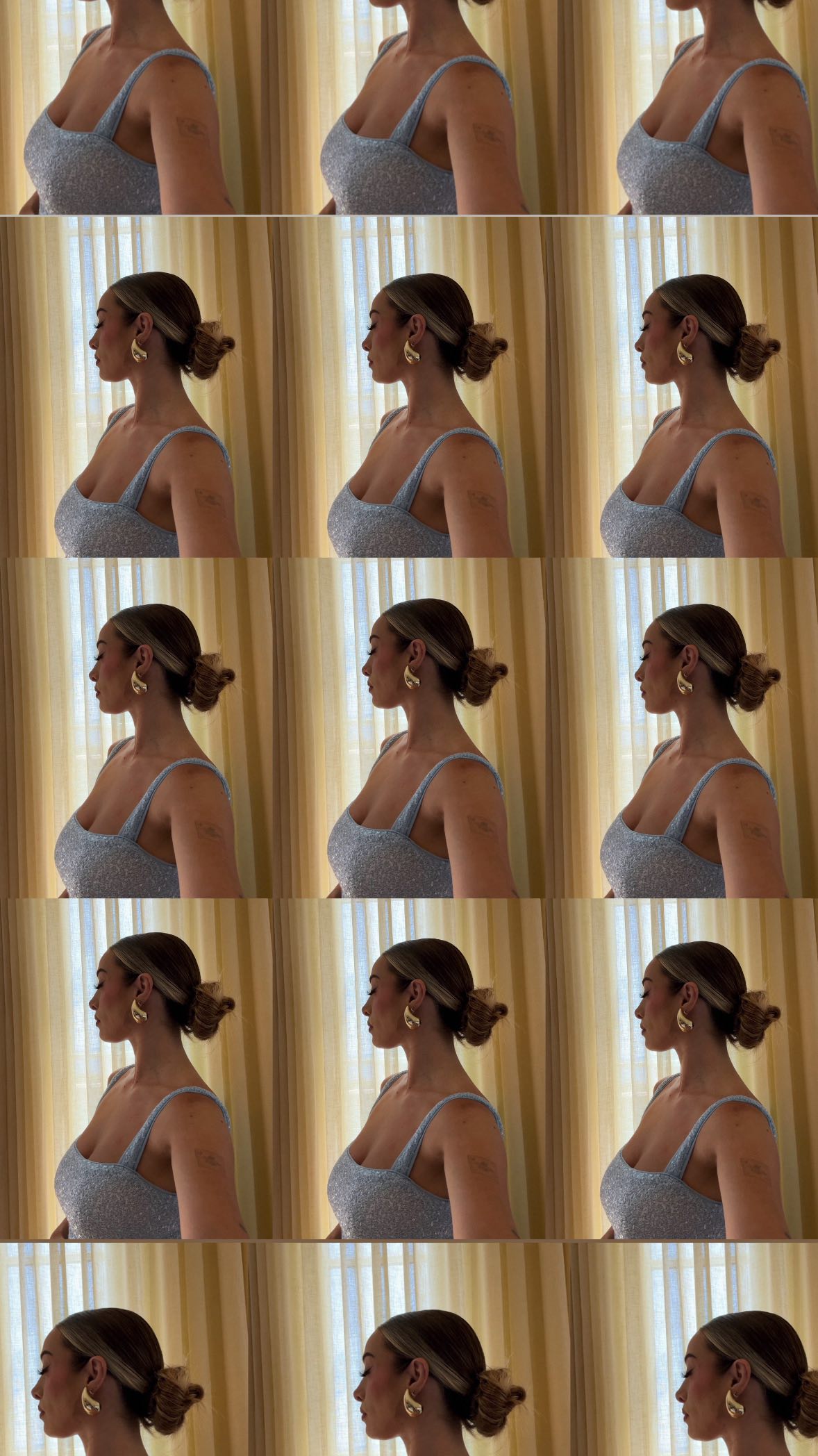 Instagram post by @delaneychilds for It’s a 10 Haircare. Caption reads: nothing better than a pre wash day slick back that....