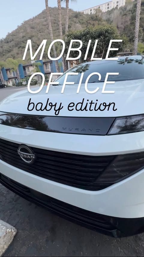 Instagram post by @katvoltage for Nissan USA. Caption reads: #NissanPartner Some days, the only nap my baby....