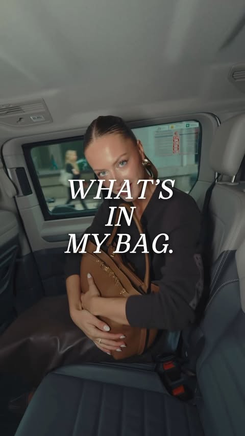Instagram post by @madie for Tod's. Caption reads: I’m JUST a girl. @tods #Tods #Signature....