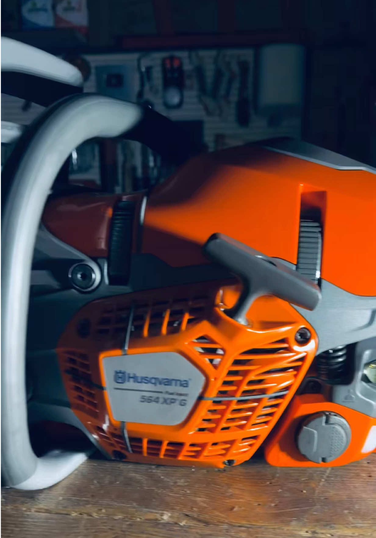 TikTok post by @machinerynation for Husqvarna. Caption reads: There’s a NEW animal on the block 😈 it comes in....