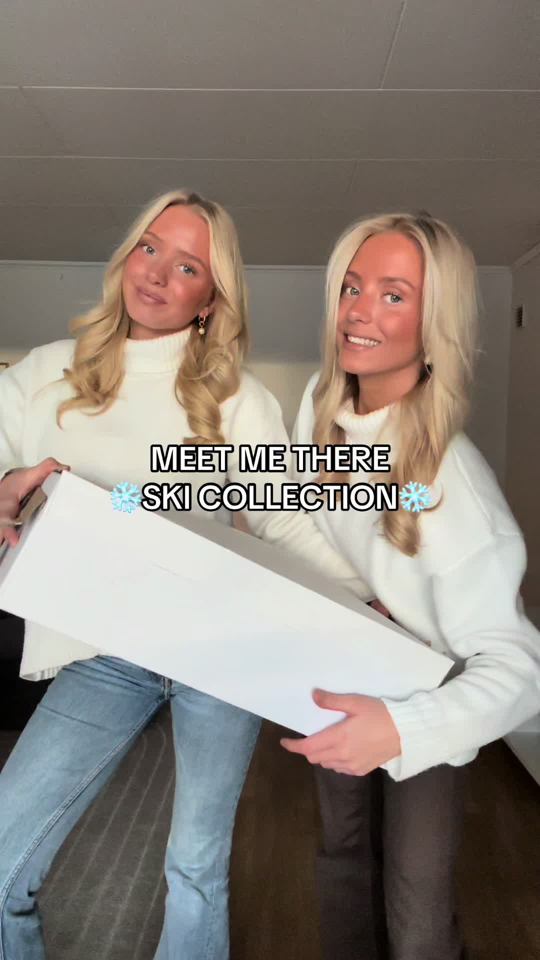 TikTok post by @mejahemligtlee for Meet Me There. Caption reads: In LOVE with @meet me there Ski....