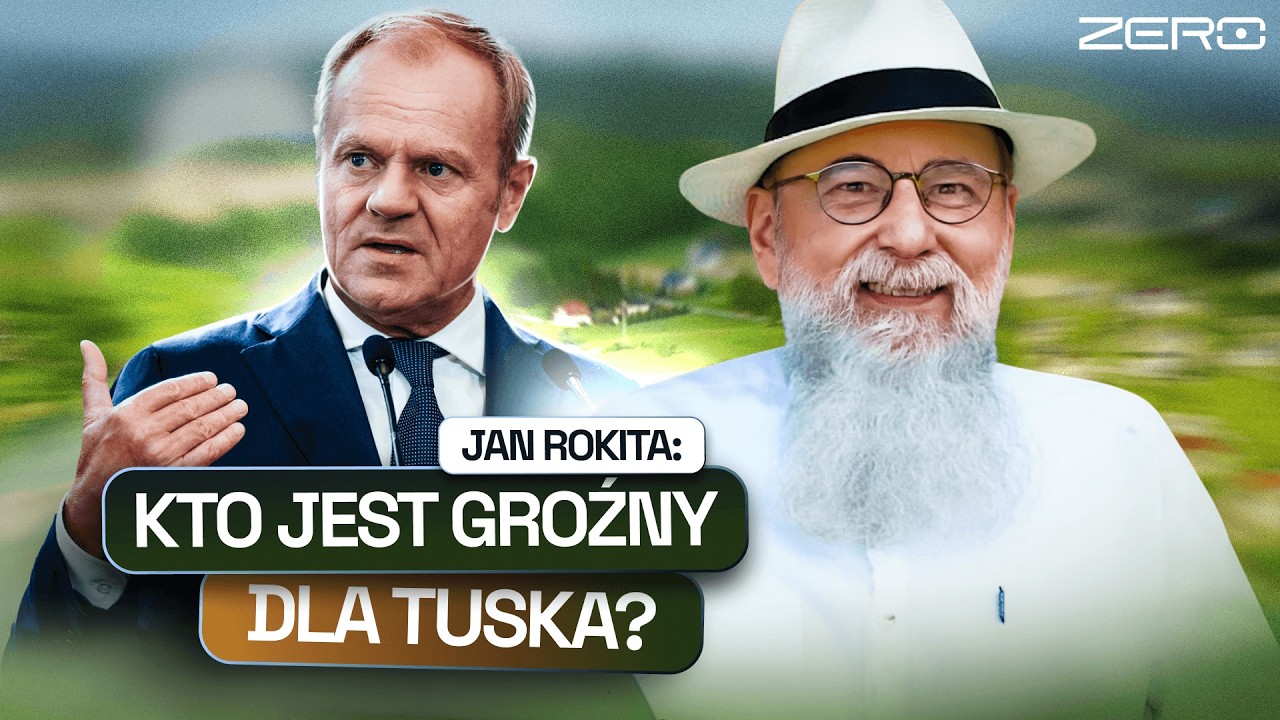 YouTube post by @KanalZeroPL for STS. Caption reads: JAN ROKITA: WHO ARE THE BLINDERS, SABOTEURS AND....