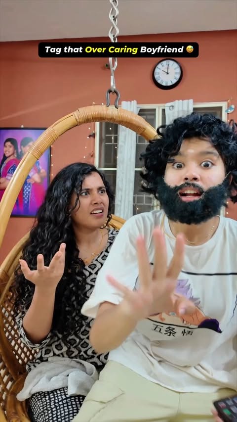 Instagram post by @ammutimes for Himalaya Personal Care. Caption reads: [...] your OVER-CARING Boyfriend😂....