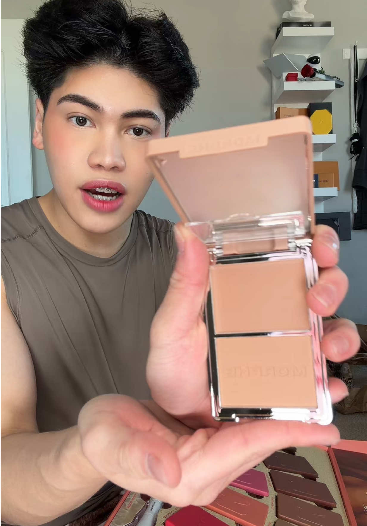 TikTok post by @lourdasprec for Pixi Beauty. Caption reads: [...] @Morphe Cosmetics @pacificabeauty @Pixi....