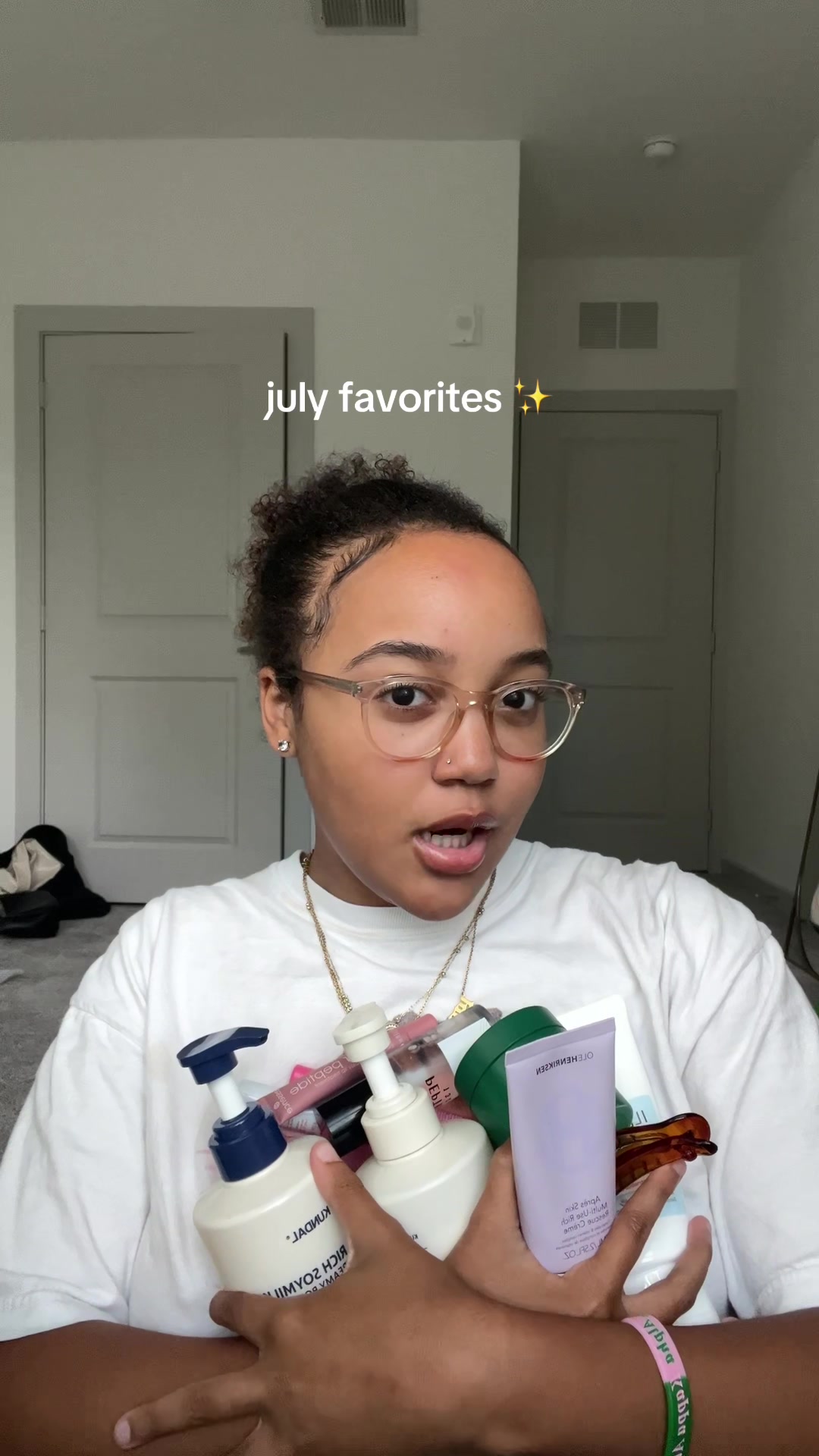 TikTok post by @avagenn for TheraICE. Caption reads: [...] @Olehenriksen @쿤달 (KUNDAL) @COSRX US....