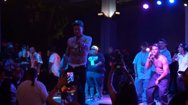 Instagram post by @lilgrifoso for Nationwide. Caption reads: LA was TURNT PALABRA 😤🤞🏽 @nationwidepresents....