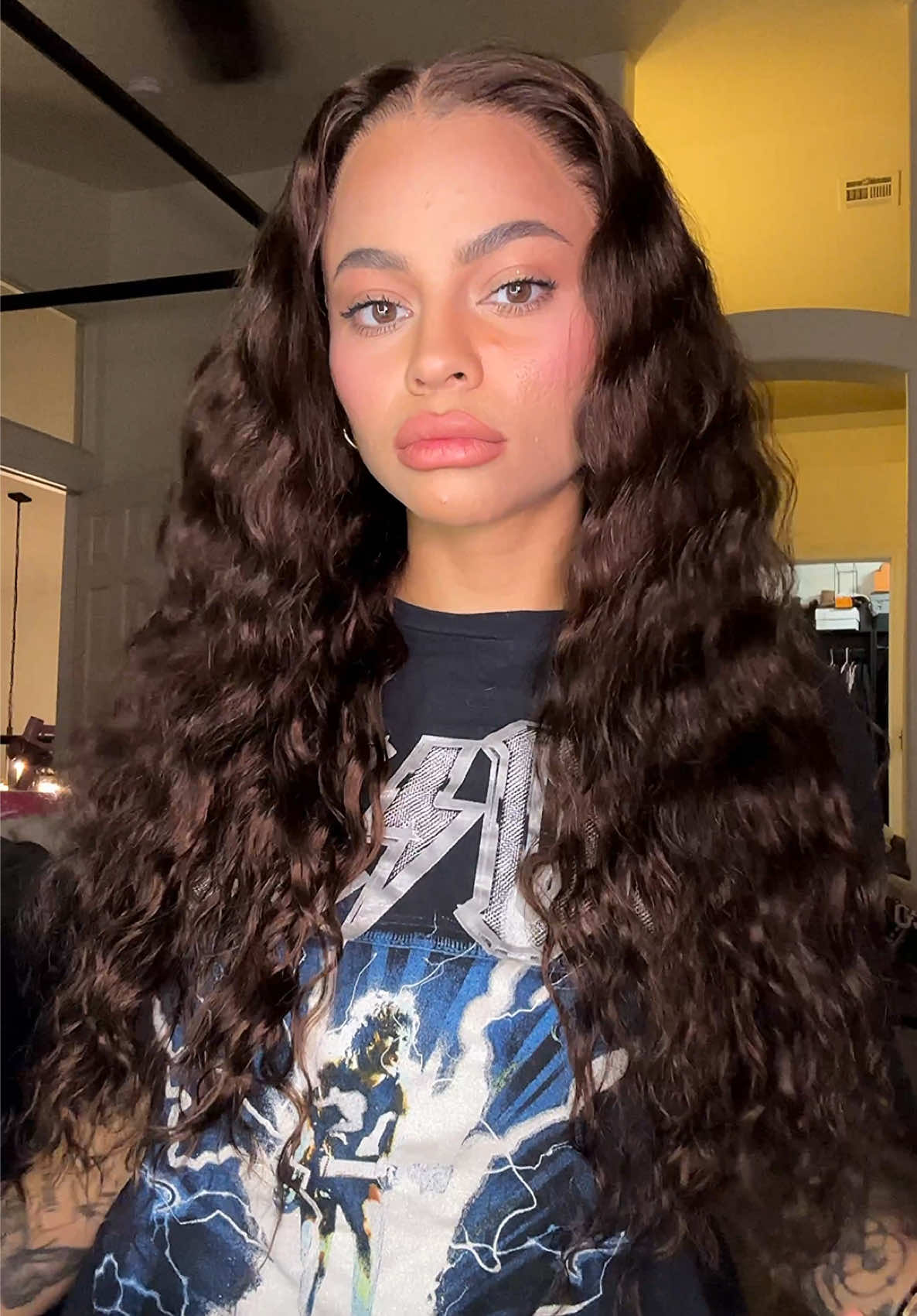 TikTok post by @imsimplynessa for Megalook. Caption reads: [...] FAV WIG FOR FALL TIME FROM @Megalookhair....
