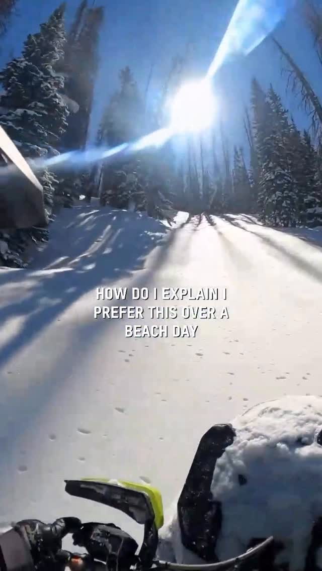 Instagram post by @jeremy_mercier_colorado for Ski-Doo. Caption reads: Snow > Sand

#ThatSkiDooFeeling #SkiDoo.