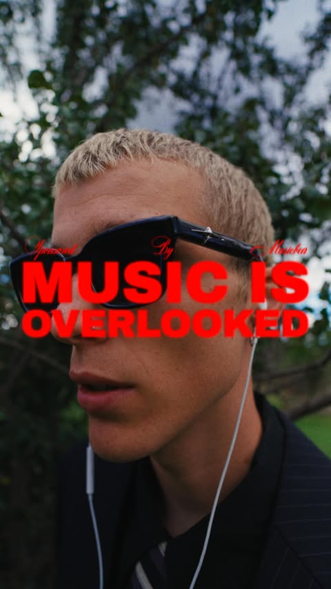 Instagram post by @notkl00ver for Musicbed. Caption reads: Musicbed_2.mp4 - Comment “Music” to start your 14....