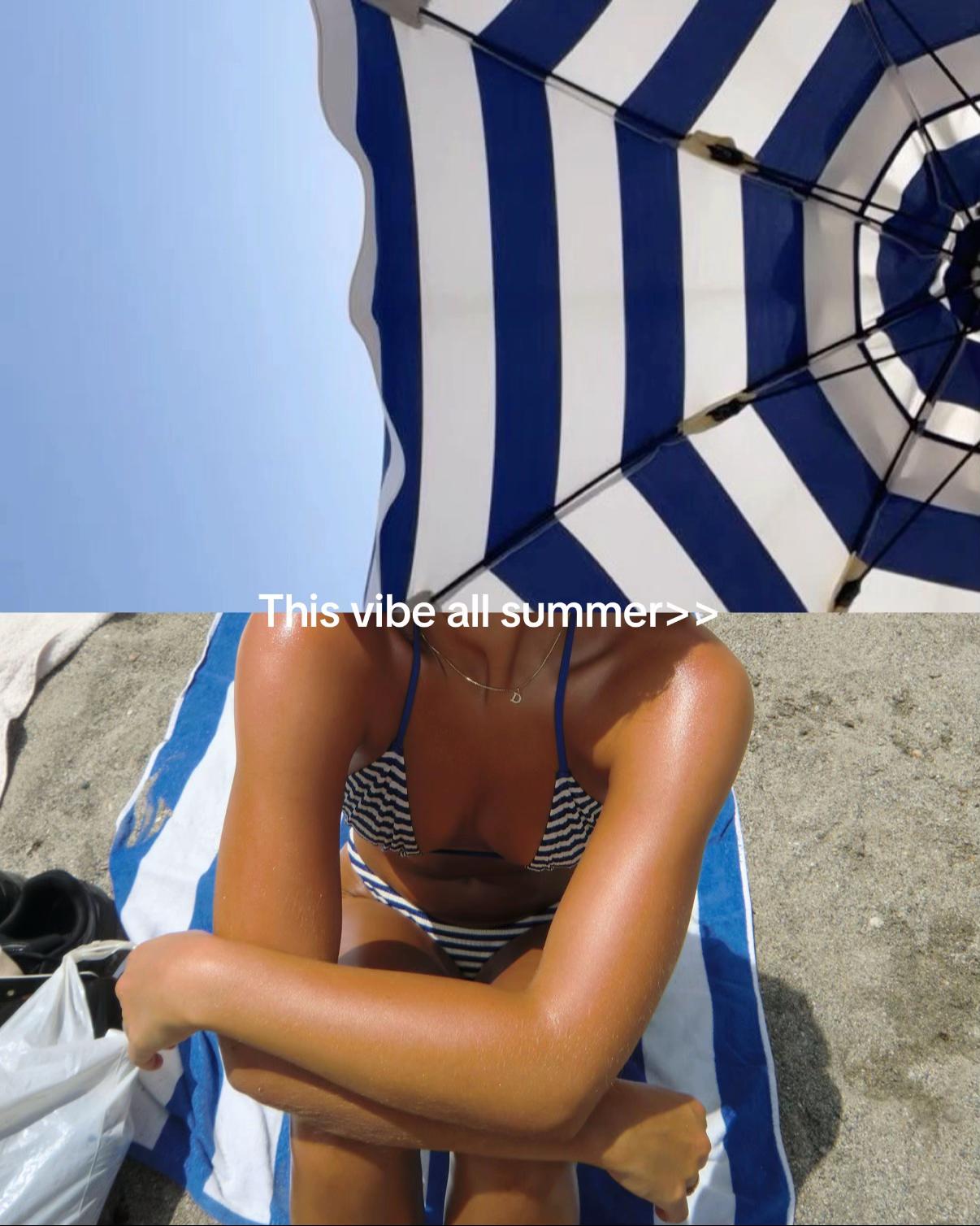 TikTok post by @idahermansen__ for Bright Swimwear. Caption reads: #gifted 💛💙 @Bright Swimwear  #lifestyle....