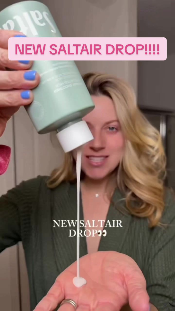 TikTok post by @skincarewithshelbs for Saltair. Caption reads: @Saltair Body has dropped their NEW exfoliating....