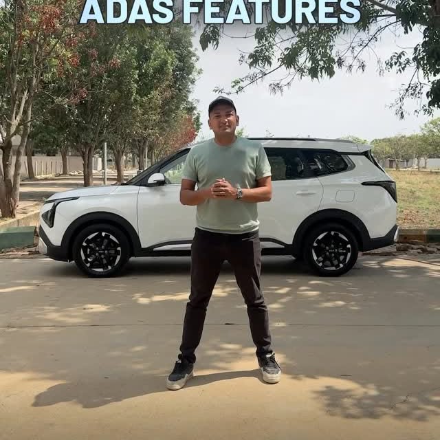Instagram post by @ganikgagan for Kia. Caption reads: Kia with the Carens Clavis just introduced one of....